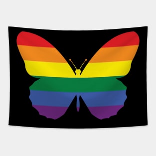 Rainbow Butterfly Tapestry