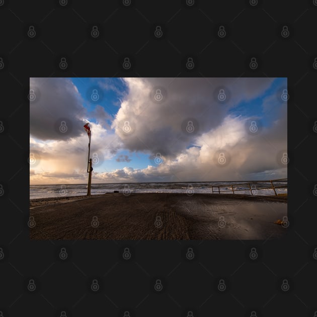 Clouds at Sheringham Town by Robert john