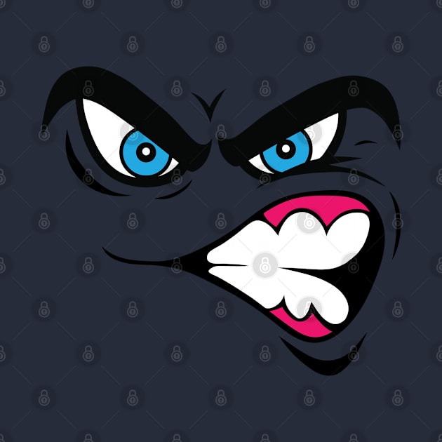 Angry Face, Bad Mood by Designs by Darrin