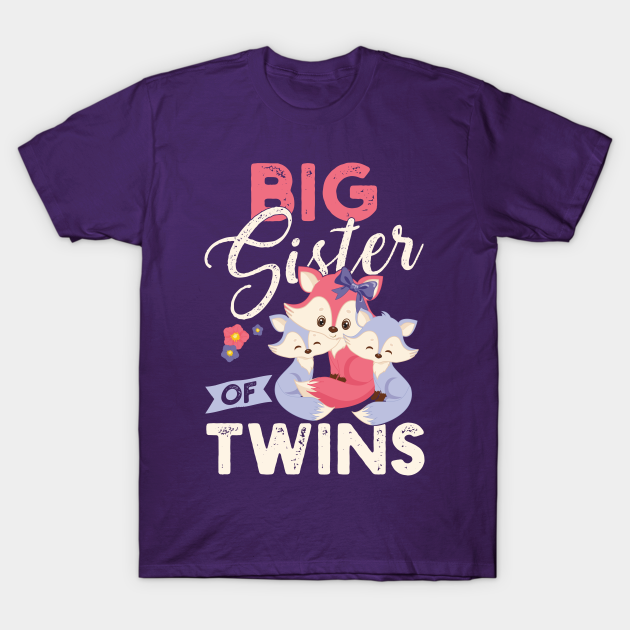 t shirt for twin sisters