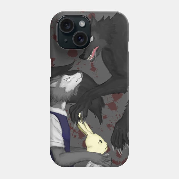 Beastars, Legosi and Haru Phone Case by Amandaa_arts