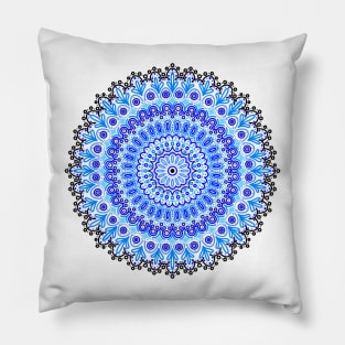 All-Seeing Evil Eye Mandala Pillow