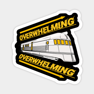 Overwhelming train design  totes, phone cases, mugs, masks, hoodies, notebooks, stickers pins, Magnet