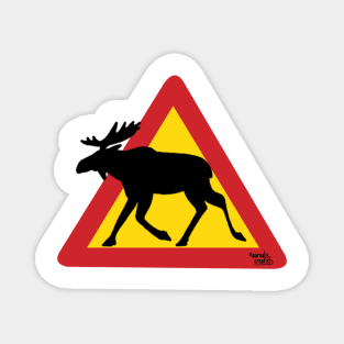 Moose in Finland Magnet