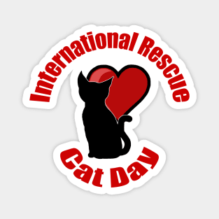 International Rescue Cat Day Magnet