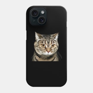 Grey Cat Phone Case