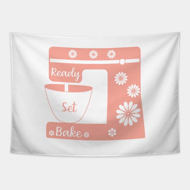 ready set bake orange Tapestry by shimodesign