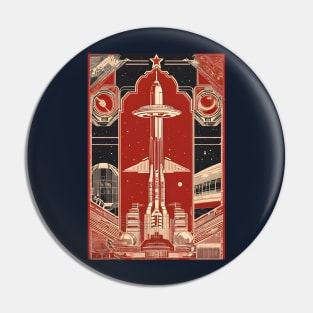 Soviet union space ship concept art Pin