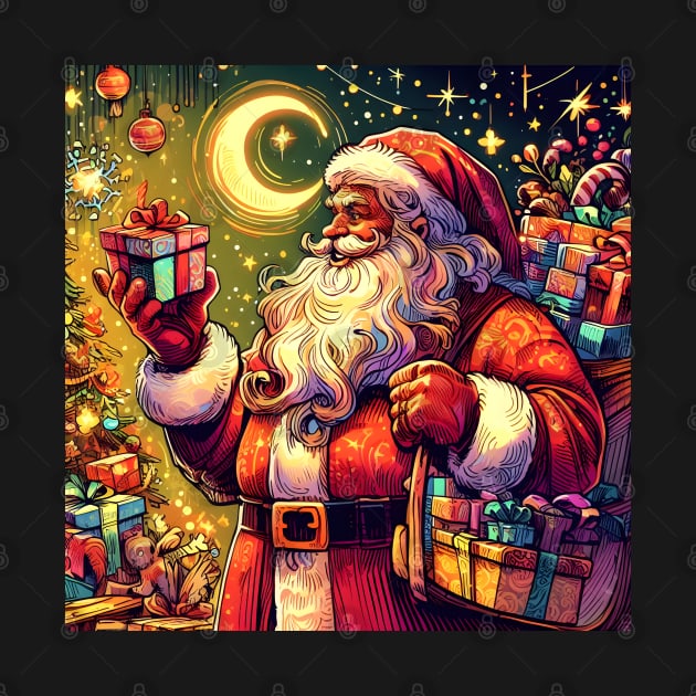 Captivating Christmas: Unleash Cheer with Unique Santa Claus Illustrations! by insaneLEDP
