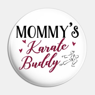 Mom Daughter Matching Karate Shirts Pin