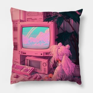 Vaporwave Pillow