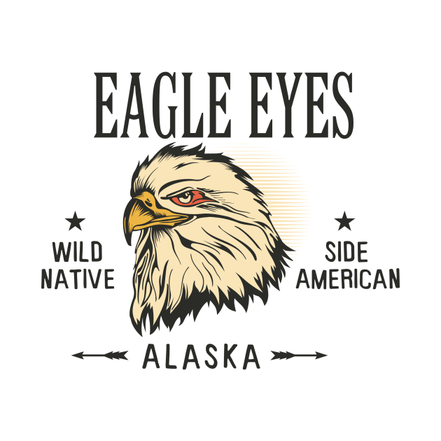 Eagle Eyes Native American Design by teespotfashions