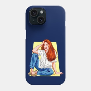 Sissy Spacek - An illustration by Paul Cemmick Phone Case