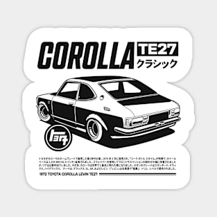 Corolla TE27 Black & White Magnet