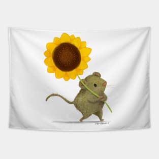 Bavarian Pine Vole with a Sunflower Tapestry