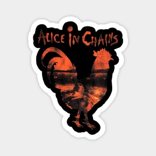 rooster alice in chains logo Magnet