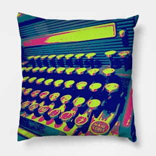 Vintage Typewriter Pillow