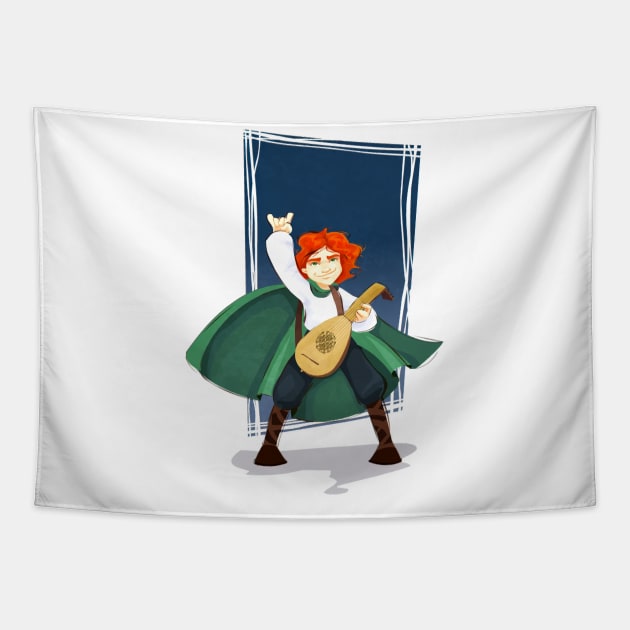 Kvothe Name Of The Wind Kingkiller Movie Chronicle Tapestry by chaxue