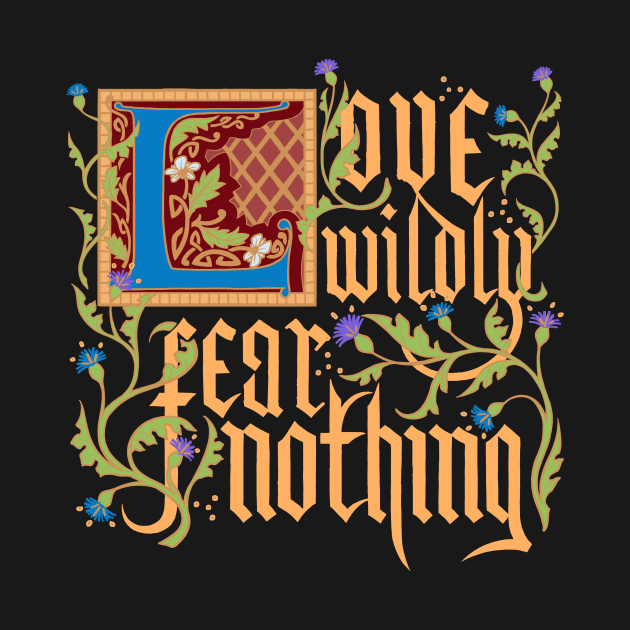 Medieval Motivation: Love (Gold) by AnemoneTea