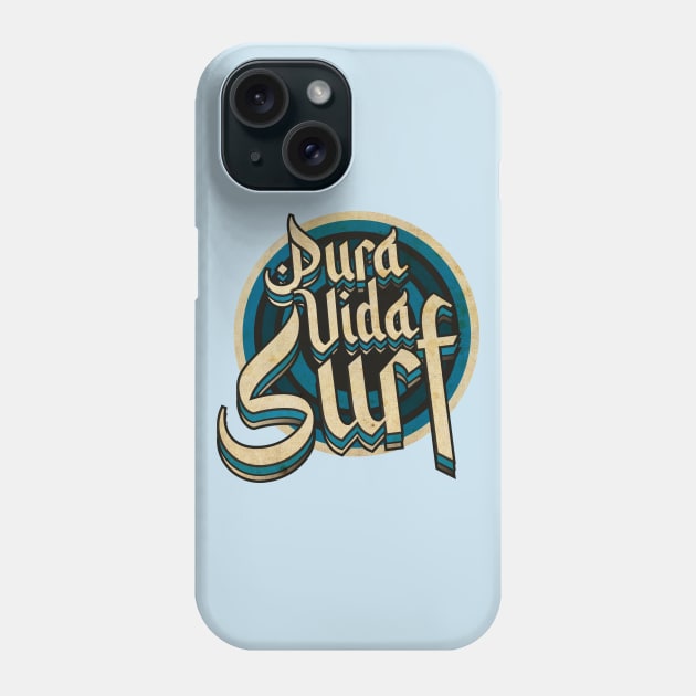 Pura Vida Surf Phone Case by CTShirts