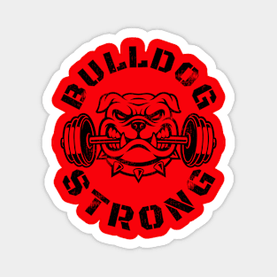 BULLDOG STRONG BARBELL Magnet