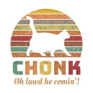 Funny Chonk Scale Cat Meme Memes T-Shirt