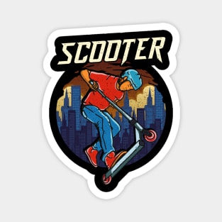 Cute & Funny Scooter Obsessed Scootering Magnet