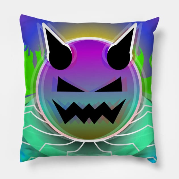 GHOSTY flames Pillow by GHOSTY