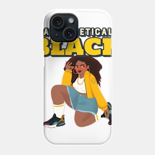 unapologetically black Phone Case