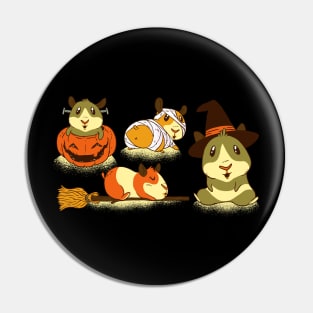 HALLOWEEN GUINEA PIG CARTOON SET Pin