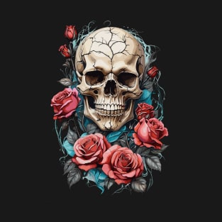 Death Skull Roses T-Shirt