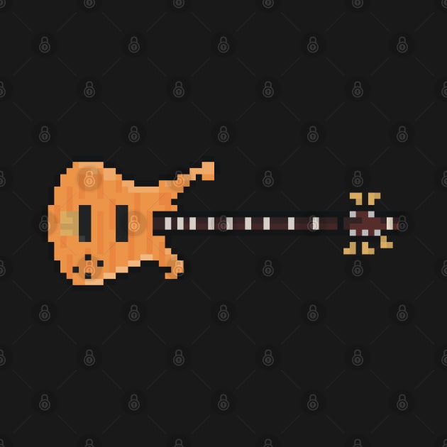 Pixel Custom Rivers Bass Guitar by gkillerb