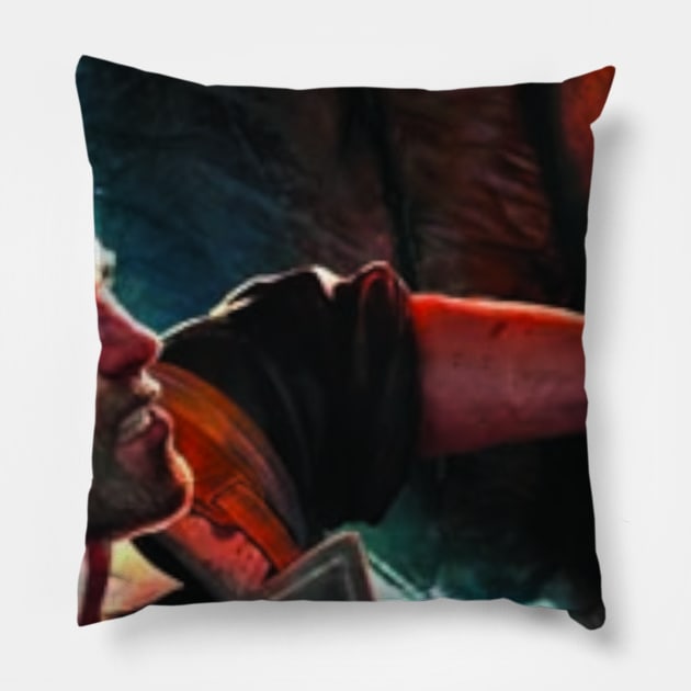 Booker Dewitt vs. Songbird version 2 (Bioshock Infinite) Pillow by gruntcooker