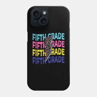 Fifth Grade Lightning bolt Phone Case