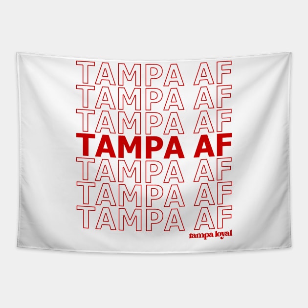 Tampa AF Tapestry by Tampa Loyal