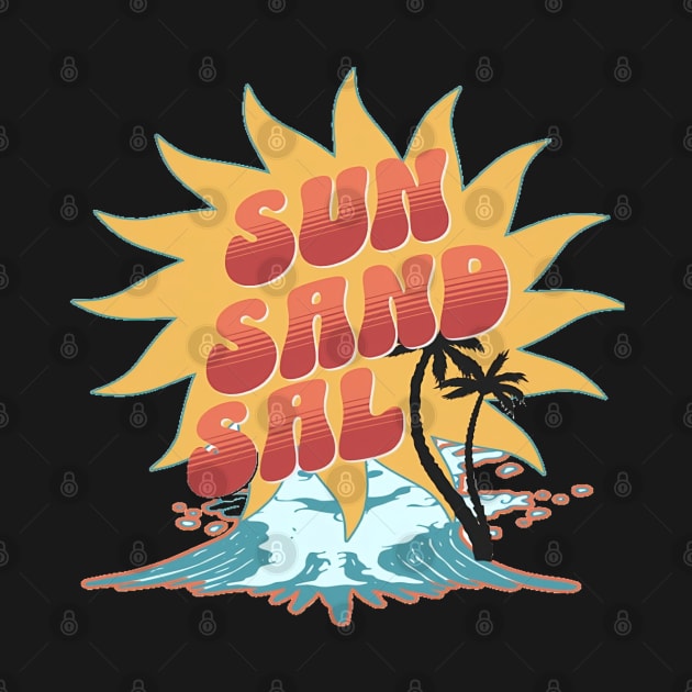 Sun Sand Salt Hello Summer Bye School Vintage Funny Surfer Riding Surf Surfing Lover Gifts by Customo