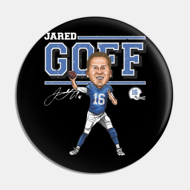 Jared Goff Detroit Cartoon Pin by ClarityMacaws