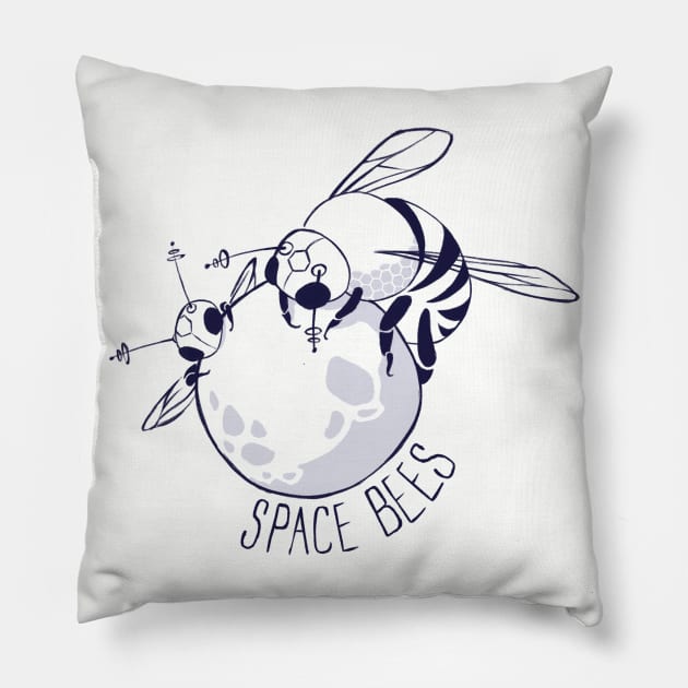 TSCOSI Space Bees Pillow by Procyon Podcast Network