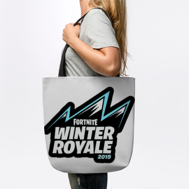 Fortnite Winter Royale 2019 Logo Fortnite Winter Royale Tote