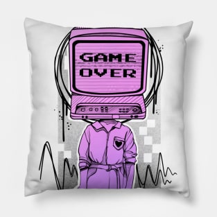 Game Over Pillow