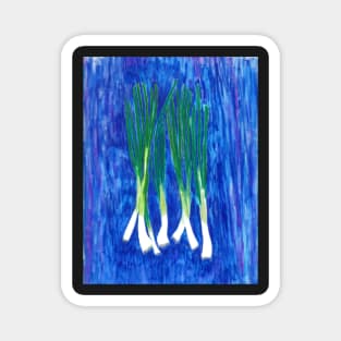 A Sign of Spring - Green Onions Magnet