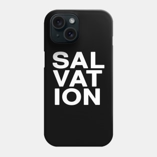 SALVATION Typography Phone Case