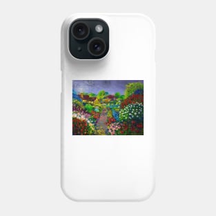 Old English garden. Twilight Phone Case