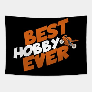 Motorcycle best hobby ever Tapestry