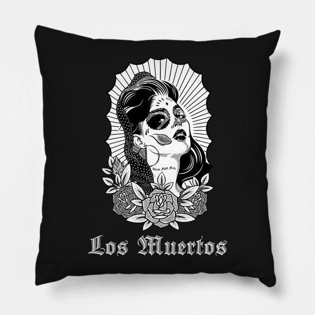 Los Muertos Pillow by GermanStreetwear