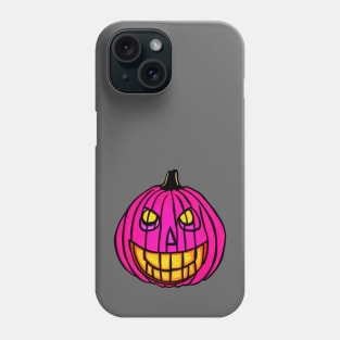 Pink Halloween Pumpkin Phone Case