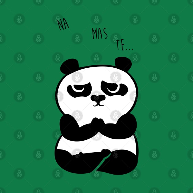 Namaste Panda by huebucket