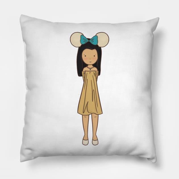 Poc Fan Girl Pillow by littlemoondance