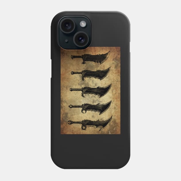God of War - Chaos Blades Phone Case by boothilldesigns