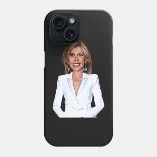 Christine Baranski Bobblehead Phone Case